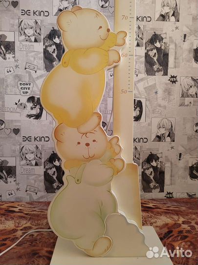 Детский ночник-ростомер