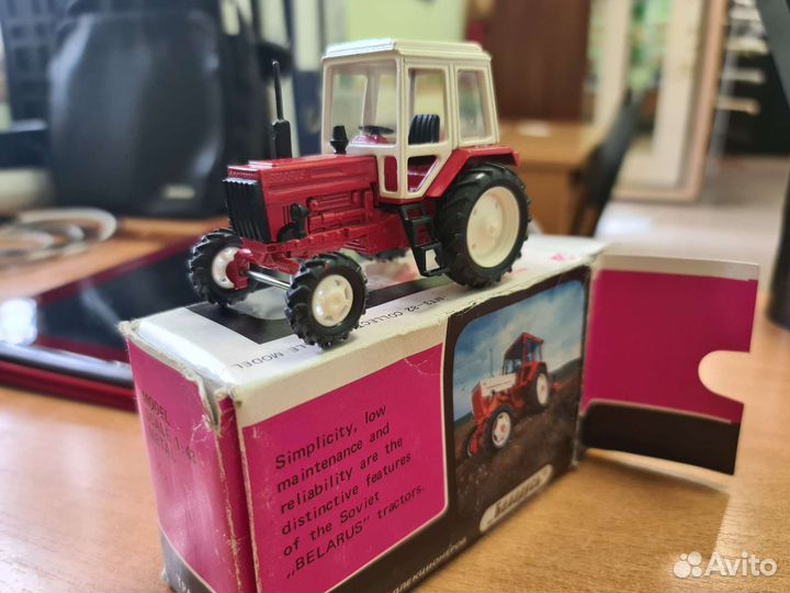 Модель СССР 1:43. Трактор мтз-82 