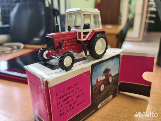 Модель СССР 1:43. Трактор мтз-82 