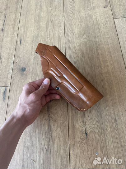 Кобура поясная кожаная апс