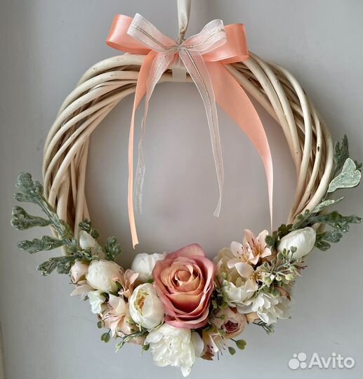 Интерьерный осенний венок