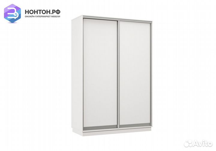 Шкаф-купе двухдверный Цербер белый