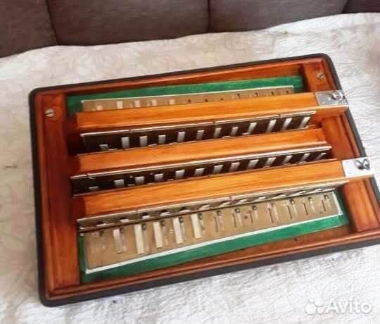 Гармонь Нижегородская цельнопланочная. До-мажор