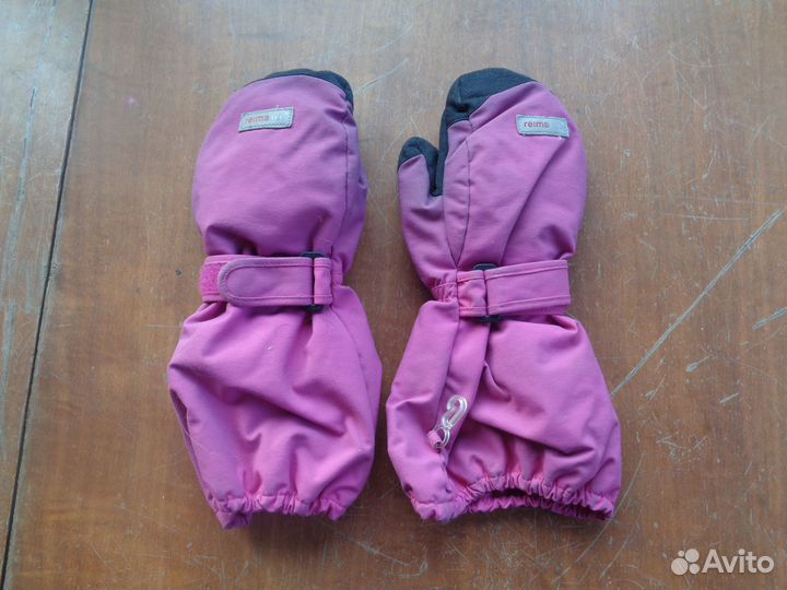 Reima теплые варежки для девочки