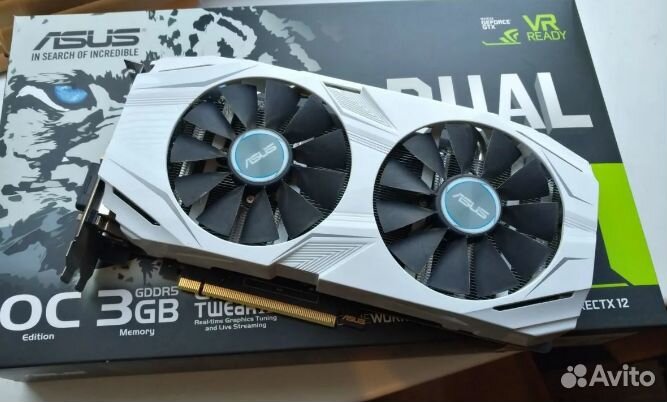 Asus GeForce GTX 1060 dual