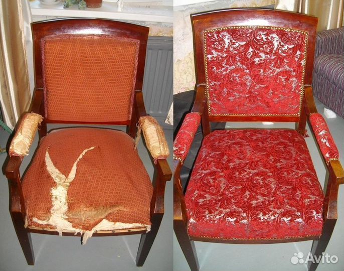 Перетяжка и замена обивки кожаных диванов