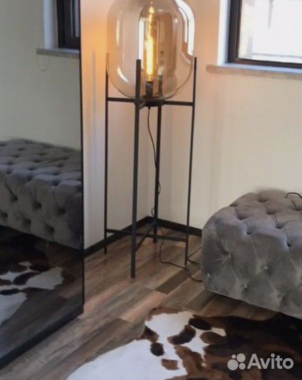 Консоль прикроватная для лампы лофт