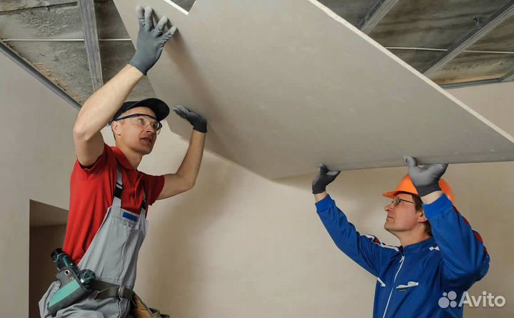 Гипсокартонщик с проживанием