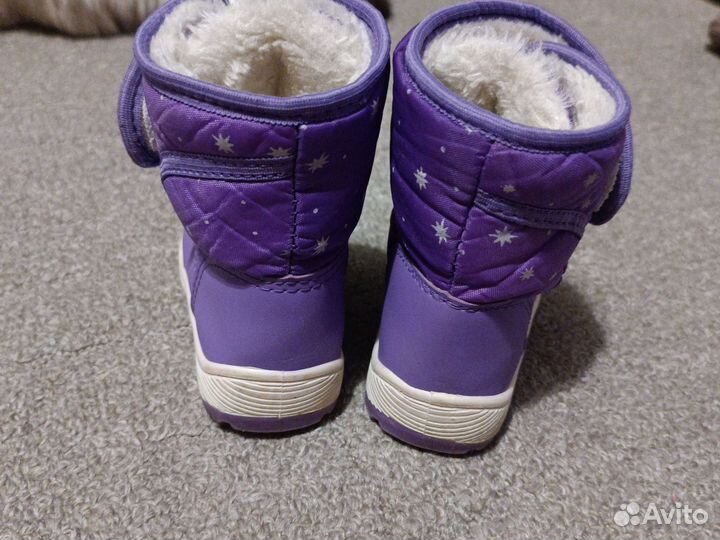 Ботинки дутики зимние 21 р