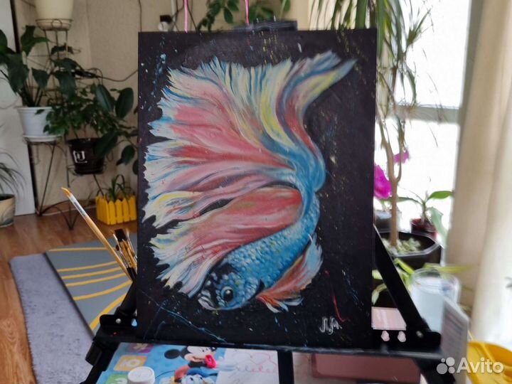 Картина акрилом