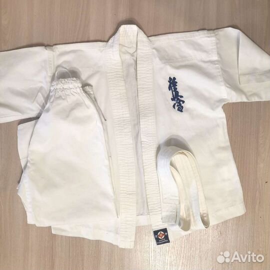 Кимоно детское, каратэ 116-128, 158-164,защита ног