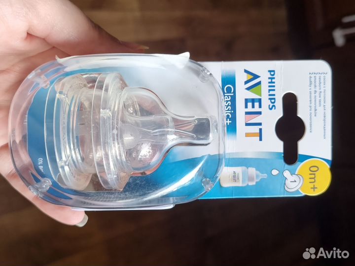 Новые соски Phillips avent 0+ 2шт