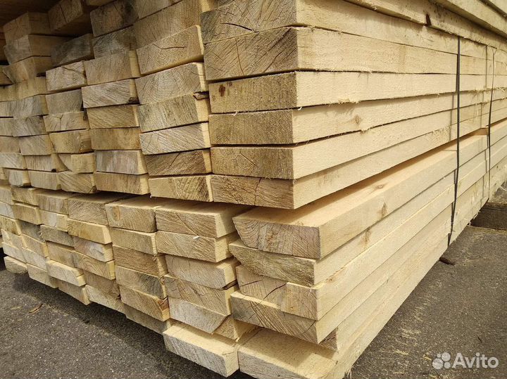 Брус обрезной 100х100 1-2 сорт