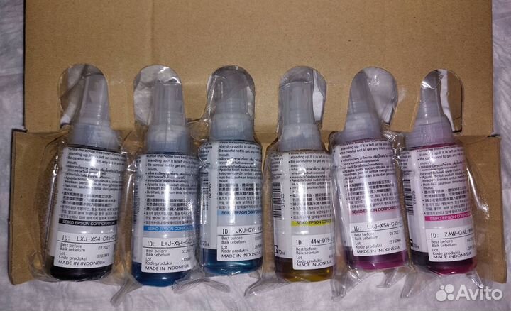 Чернила epson 673 для l805 и l800