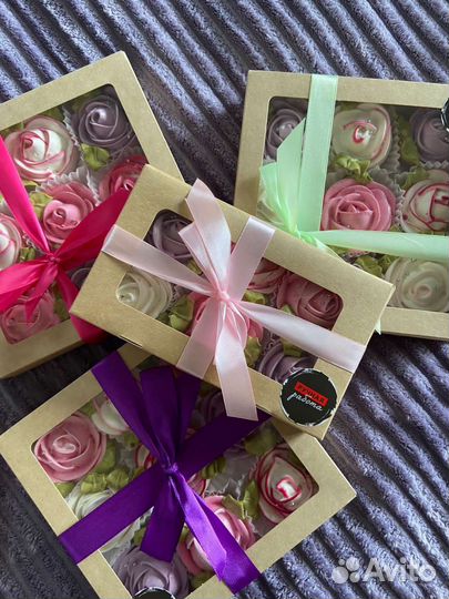 Съедобные букеты из зефира