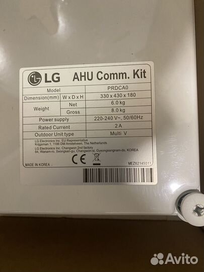 Блок управления LG mogel. prdcao