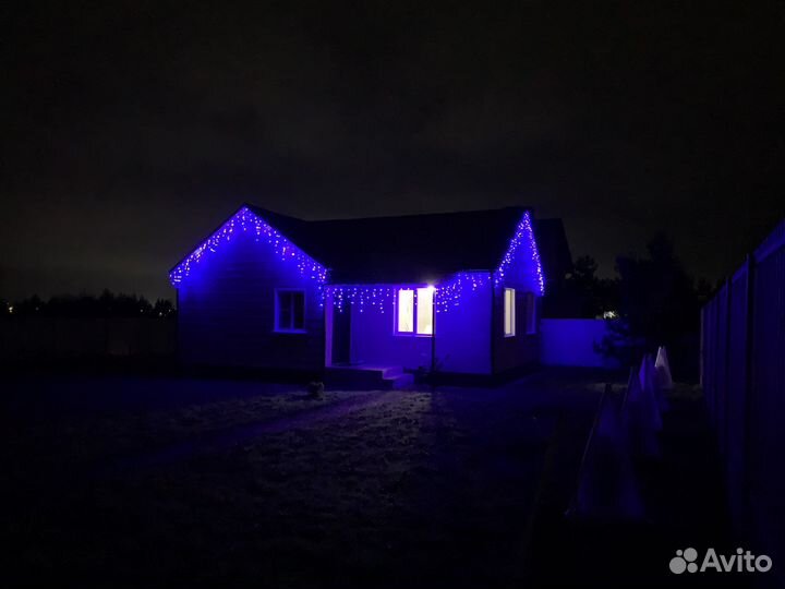 Гирлянда уличная бахрома