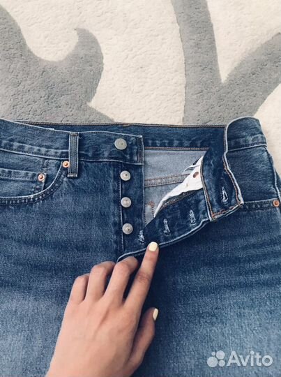 Джинсовая юбка levis