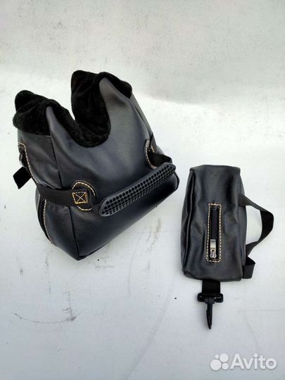 Упор для стрельбы, мешок для пристрелки. Кожа