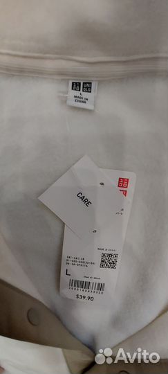 Флисовая кофта мужская Uniqlo. L