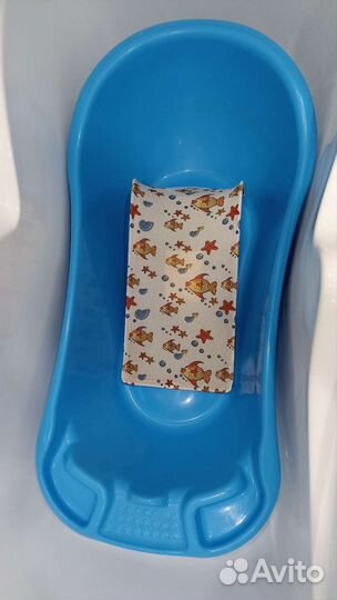 Ванночка для купания с горкой