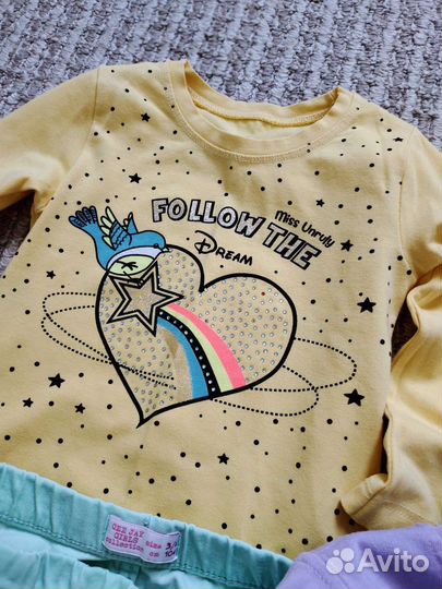 Штаны, кофта для девочки 9вещей