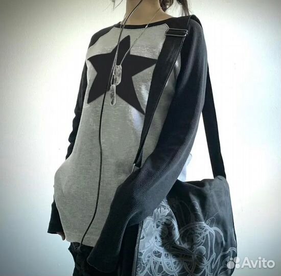 Лонгслив кофта y2k харадзюку