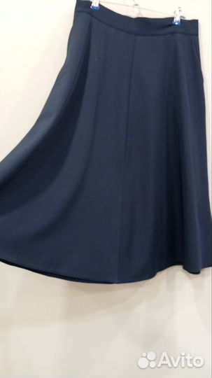 Юбка миди синяя Annaliza