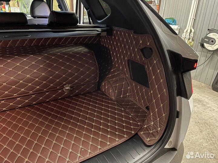 Коврик 3D в багажник Tucson 2020-2023, экокожа
