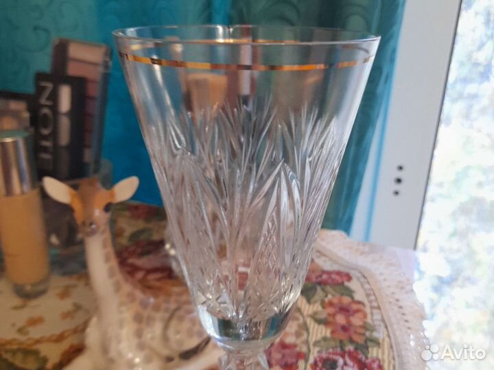 Фужер хрустальный высота 21 см