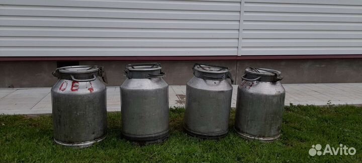 Бидон 40 л пищевой алюминий, пр-во СССР