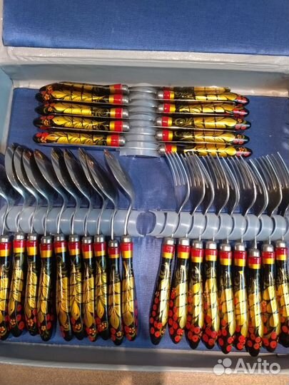 Набор столовых приборов Хохлома