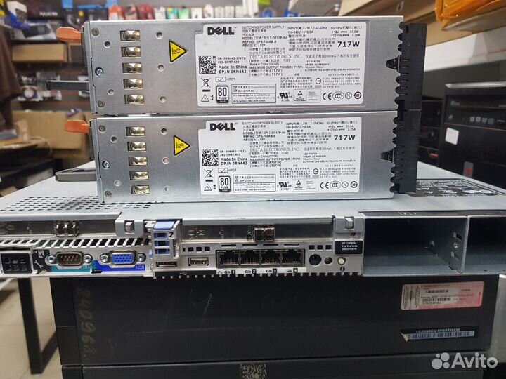 1U Сервер 1366 E5506 Dell R610 raid PSU 717W E01S