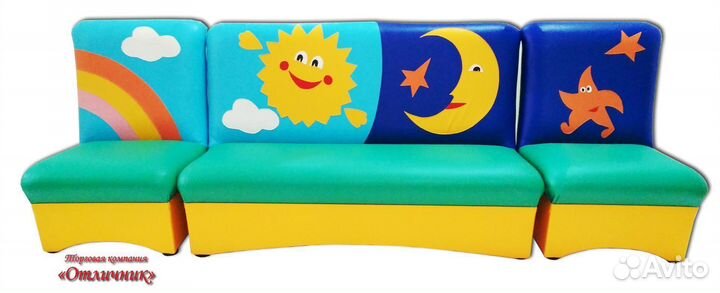 Комплект мягкой мебели для детей 