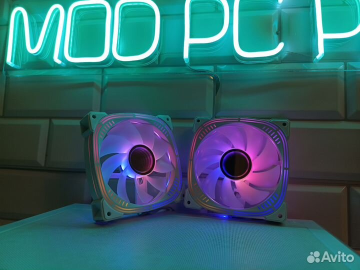 Вентилятор для пк 120mm белый/ Кулер для пк