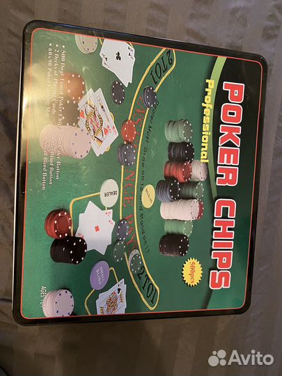 Покерный набор 500 фишек