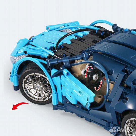 Конструктор Спорткар Bugatti Chiron / Техник 1220