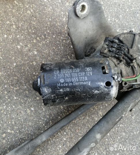 Трапеция дворников volkswagen golf 3