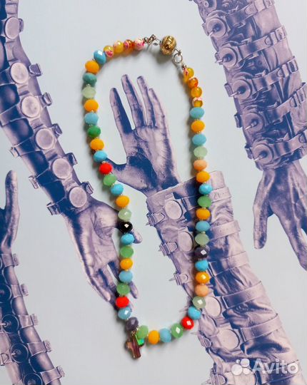 Колье ручной работы