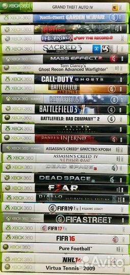 Игры Xbox 360 - GTA, Nfs, Fifa 19, Nhl