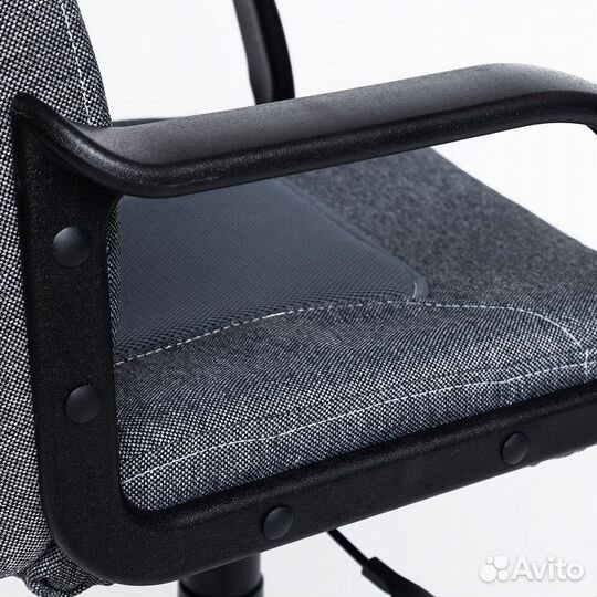 Кресло компьютерное parma ткань, серый-серый