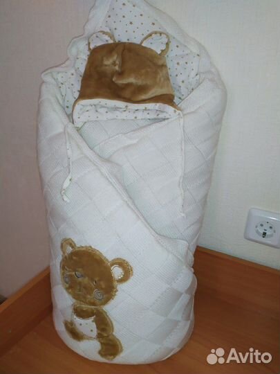 Зимний конверт на выписку