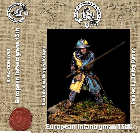 Миниатюра Medieval Forge Miniatures B-54-006