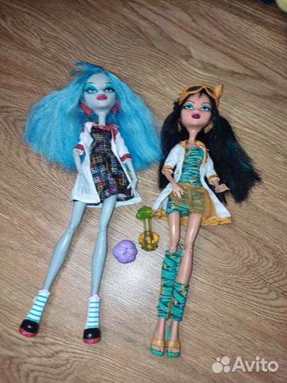 Монстер Хай Клео,Рошель,Гулия,Френки,Спектра,Вульф