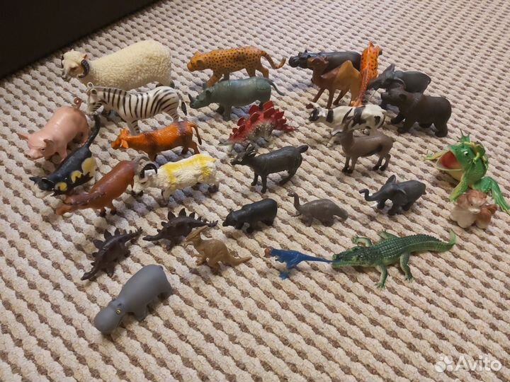 Игрушки фигурки животных