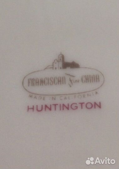 Блюдо большое фарфор. Винтаж 70-е USA