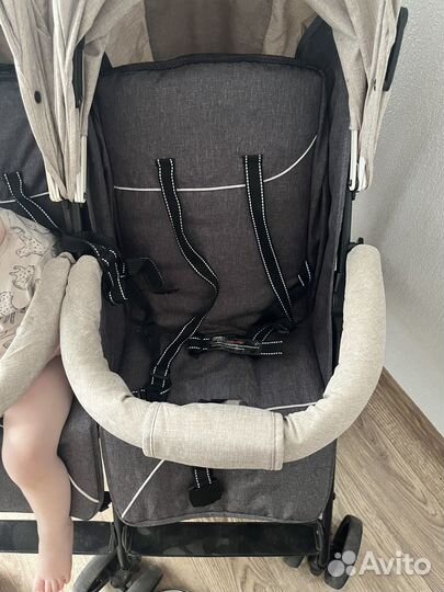 Коляска трость для двойни