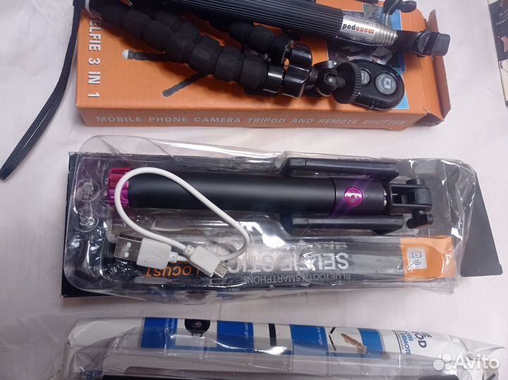 Селфи палка, 7 штук, новые, одним лотом