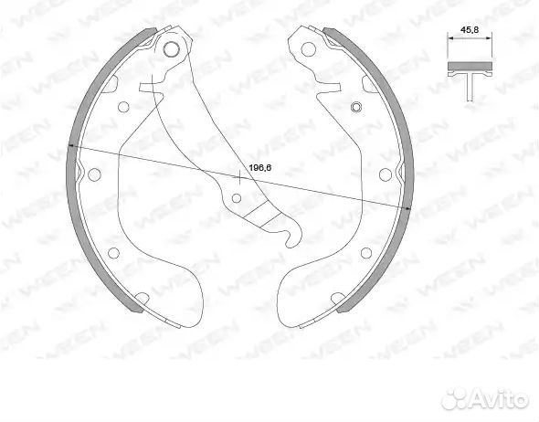 Колодки тормозные Shevrolet Daewoo 1522003 opel