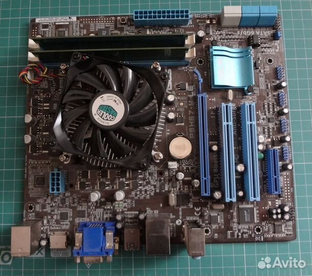 Материнская плата P8H67-M LE в комплекте